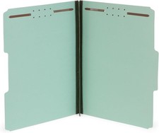 Blue Summit Pressboard File Folders, 2 inch Expansion Pressboard Folders Letter
