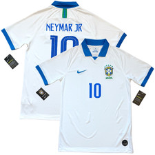 2019 Brazil Home Jersey 10 Neymar JR Medium Nike Soccer Copa America kit