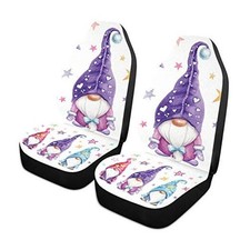 Cute Gnomes Front Car Seat Cover Breathable Waterproof Non-slip Wearable Car