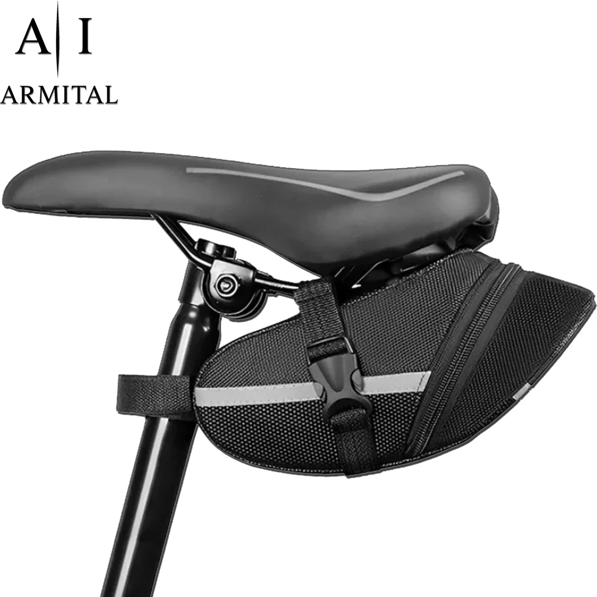 Sacoche De Vélo De Course RMS – Porte-caméra Noir – Fixation Velcro – Imperméable