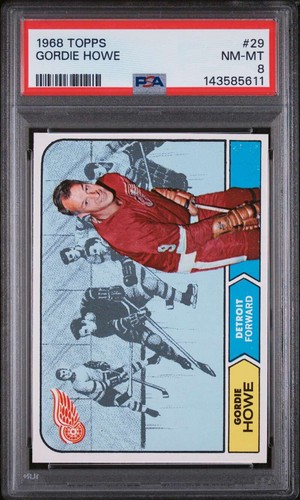 Gordie Howe #29 1968 Topps card