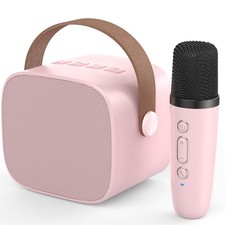 Mini Karaoke Machine, Funny Toys Christmas Birthday Gifts for Kids Age 4-12