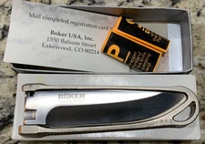 Boker Quick Flip Aluminum Knife Steel Blade Made in Germany Tree Brand Classic