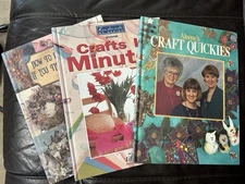 Aleene's Craft Quickies - 1990’s Hardback, 3 Books, Craft In Minutes, Wreaths