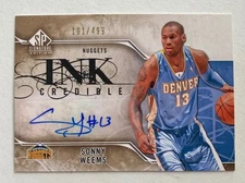2009-10 SP Signature Edition Inkcredible /499 Sonny Weems #I-SO Auto