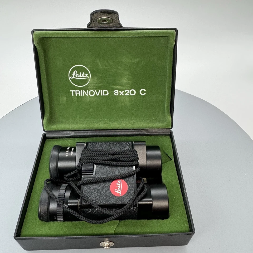 Leitz Trinovid 8x20 C Binoculars - With Case & Papers (1981) - Untested - Image 4 of 4