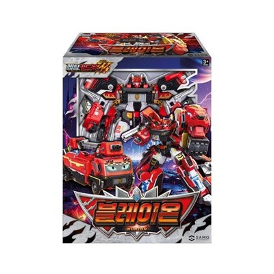 Metal Cardbot W BLAION Transforming Robot Fire Truck Toy Korean SAMG Official