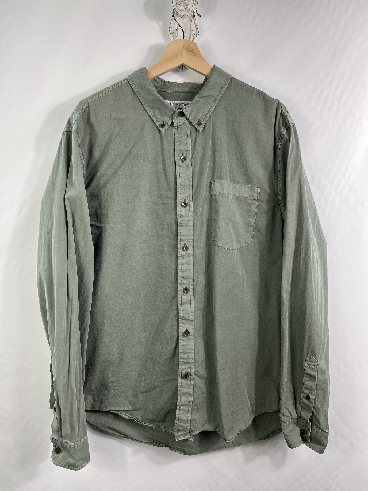 Outerknown The Studio Shirt Button-Down Men's Siz… - image 1