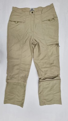 Crane Sports Herren Zip-Off Hose M (40/42), Beige   mit abnehmbaren Beinen