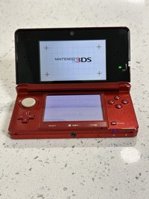 Nintendo 3DS Handheld System - Flame Red Bundle With 2 Games Lego & Spider Man