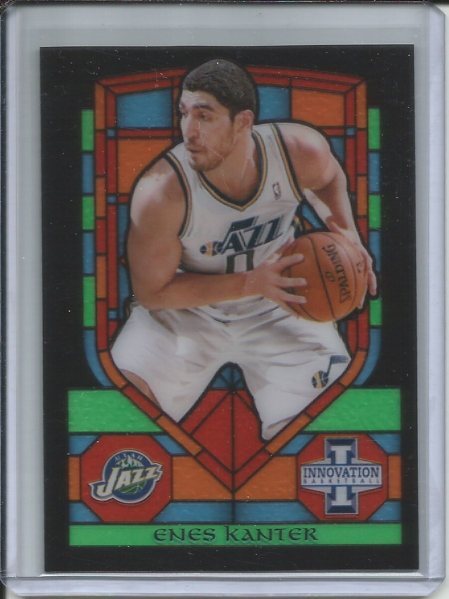 ENES KANTER 2013-14 PANINI INNOVATION STAINED GLASS