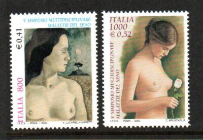 ITALY MNH 2000 SG2595-2596 FIFTH CONFERENCE ON BREAST DISEASES