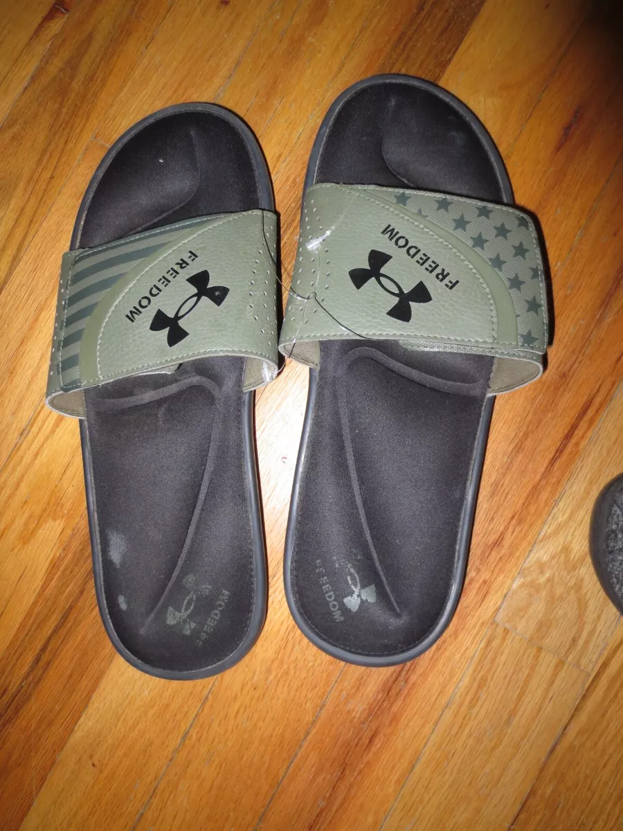 Under armour men's slides size 13 sale