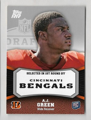 A.J. GREEN 2011 TOPPS RR ROOKIE RC CARD #150 NFL STAR | eBay