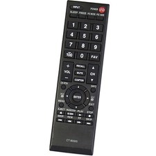 New CT-90325 Replaced Remote for Toshiba TV 9SL410U 19SL410X 22AV600 26C100U1