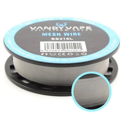 VandyVape SS316L Wickeldraht – 28ga, 30ft (ca. 9,1 M), Für Dampfer