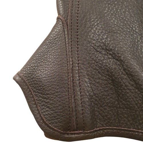 Neu! Lederchap XS, Reiter, elegant, modern, super weich, braun, von Gera - Bild 2 von 8