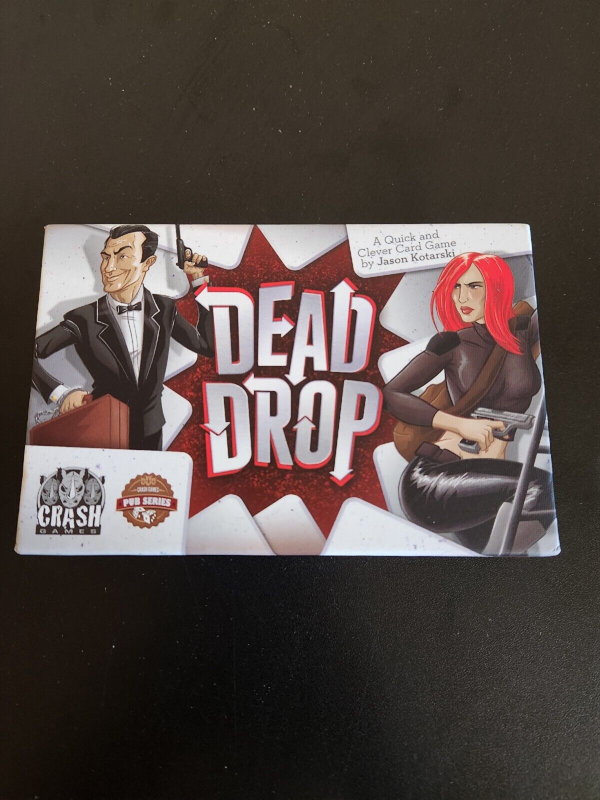 DEAD DROP: A quick and Clever Card Game, 2015 Crash Games, GREAT CONDITION