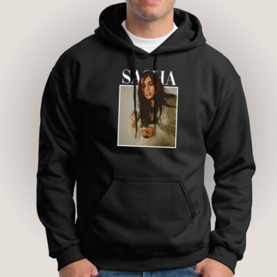 Retro Sasha Grey Babes Unisex Hoodie S-3XL Black