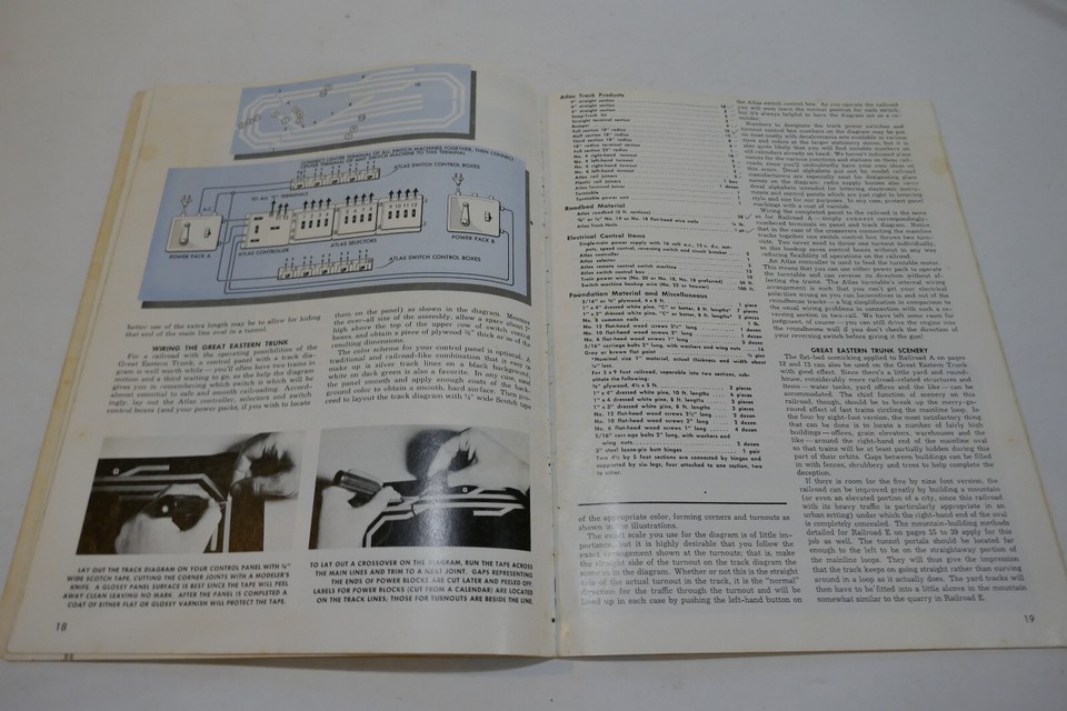 1982 Atlas Six HO Railroads You Can Build 2nd Ed How To Book Trains