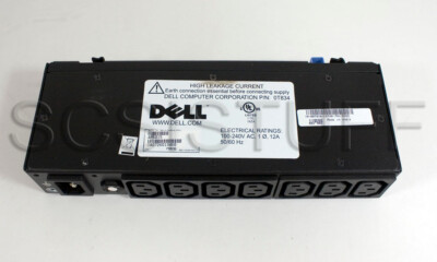Dell AP6015/DELL6015 PDU 100-240VAC 12A 8xC13-C14 Power Cables 0U/1U J541N/0T834