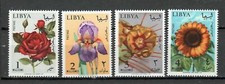 S16441) Libye MNH Neuf 1965 Flowers 4v