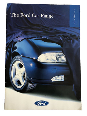 Ford All Models 1995 Brochure Fiesta Escort RS Mondeo Probe Scorpio etc