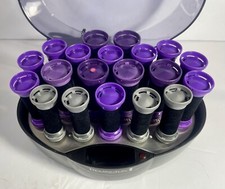 Remington Model KF-201 Hot Roller Pageant Purple Black Flocked Wax Core No Clips