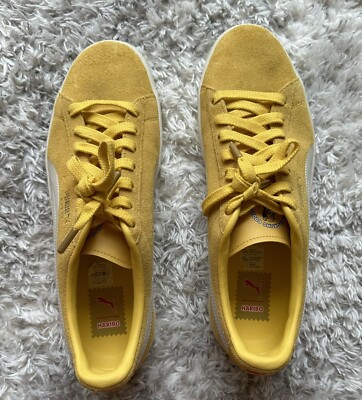 Puma 382560-01 Men Triplex Haribo Gummy Bear Yellow Suede Sneakers Shoes Size 11