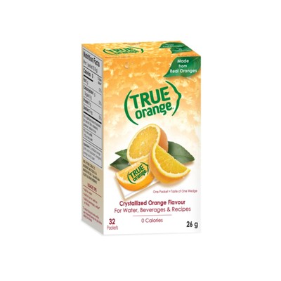 TRUE ORANGE Water Enhancer 32 Packets | Zero Calorie Water Flavoring | For Wa...