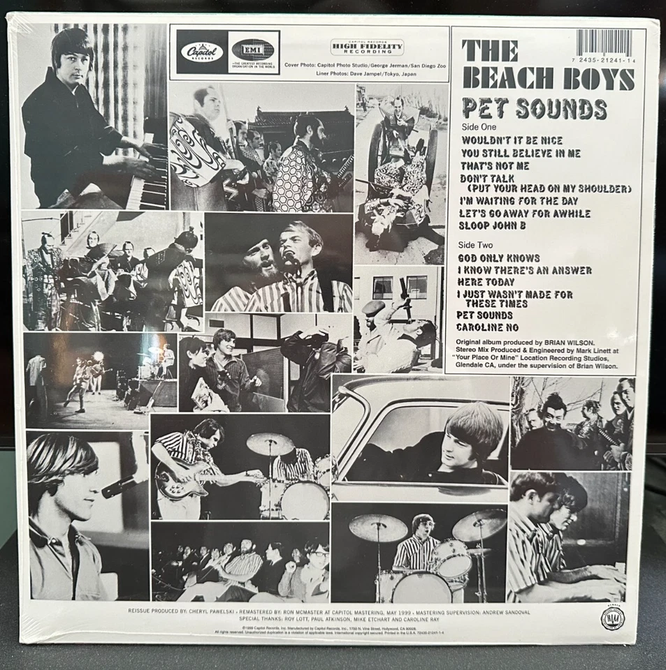 THE BEACH BOYS Pet Sounds 1999 STEREO 180 AUDIOPHILE VINYL RM Brian Wilson NEW! - Image 2 of 2