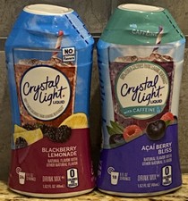 5 Bottles Crystal Light Blackberry Lemonade A a s Berry Bliss Liquid Drink Mix