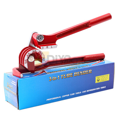 Tubing Tube Bender 1/4'' 5/16'' 3/8'' Aluminum Copper Steel 90° Fuel Brake Tool