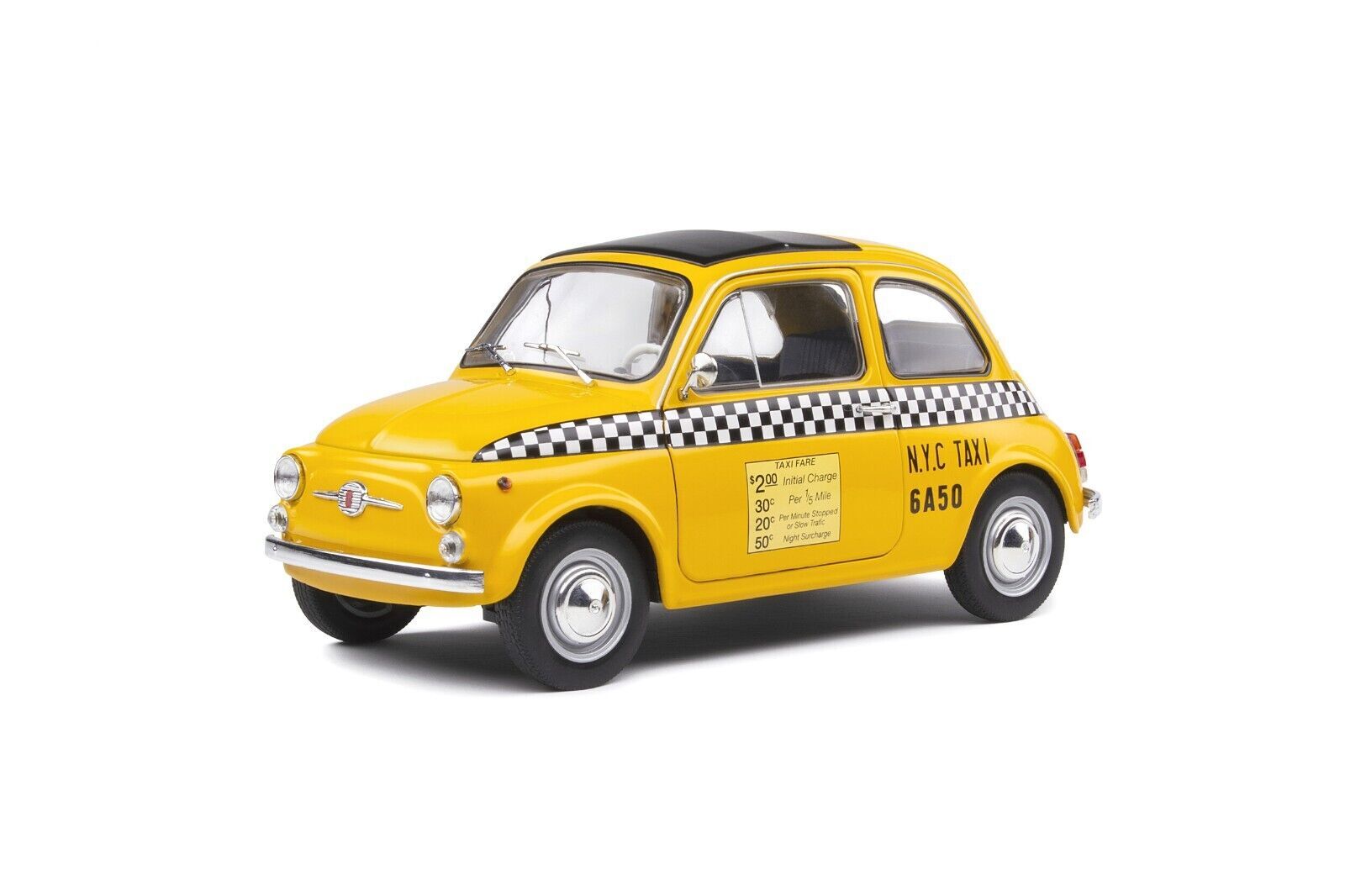 Fiat 500L Taxi NYC 1965 1/18 Solido scatola originale