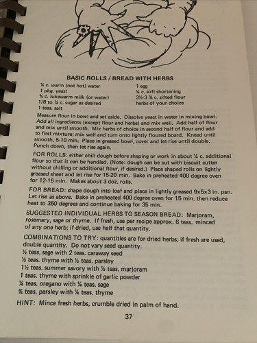 The St. Louis Herb Society Missouri Cookbook 1973 Tower Grove Botanical Garden - Picture 9 of 19