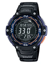 CASIO SGW-100-2BER Chrono Compass Silicone Thermometer Black Sub 200mt Watch
