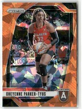 Cheyenne Parker-Tyus 2024-25 Panini Prizm WNBA Orange Ice Atlanta Dream #114
