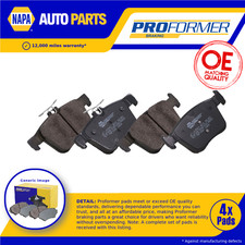 Brake Pads Set fits VW TIGUAN 2.0D Rear 2016 on Proformer 3Q0698451 Quality