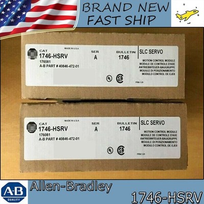 New Factory Sealed NEW PLC 1746-HSRV SLC Servo Control Module User Manual
