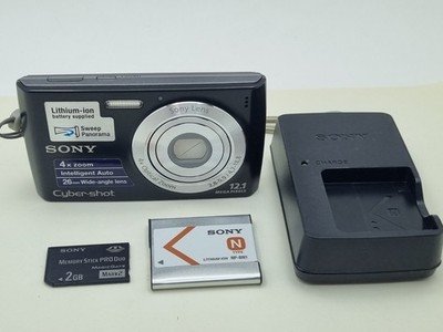 Sony Cyber-shot DSC-W510 12.1MP Digital Camera - Black for sale