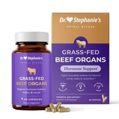 Dr. Stephanie s Beef Organ Iron Supplement With Vitamins A &