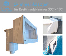 Keile Adapter für Breitmaul Skimmer Intex Be...