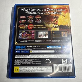 SAMURAI SPIRITS NEOGEO COLLECTION Sony PS4 Tested Japan ver Used w/ Case