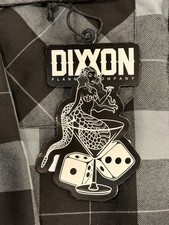 DIXXON NIGHT SHIFT MENS BLK/GRY SHERPA FLANNEL JCKT P/N:DX-FL0835M-M/L/2XL/2XLT