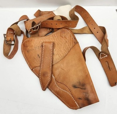 VINTAGE LEATHER Shoulder HOLSTER Western for Right Hand Tooled