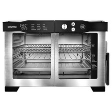 Gourmia French Door 6-Slice Digital Toaster Oven Air Fryer with Integrated Temp