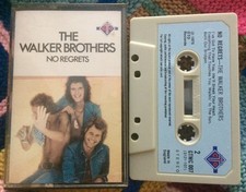 THE WALKER BROTHERS - No Regrets - CASSETTE TAPE - UK Issue 1975 - Scott Walker