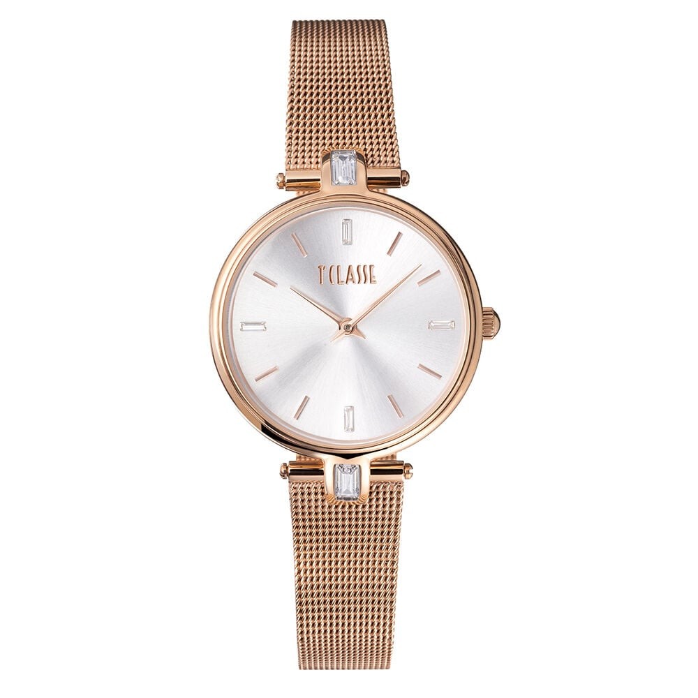 Womens Watch ALVIERO MARTINI 1a Classe PAROS CS.4957L/03M Steel Mesh Gold Rose