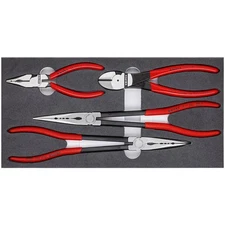 Automotive Pliers Set With Foam Tray (4-Piece)