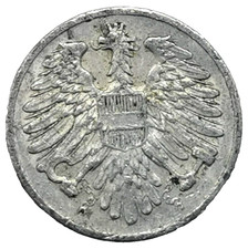 Crowned Eagle with a Shield 2 Groschen 1957 AUSTRIA (403G)